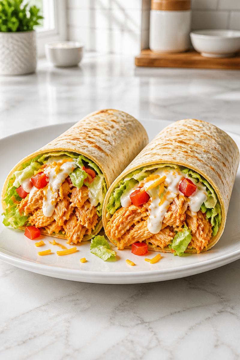 Buffalo Chicken Wrap Ranch Dressing