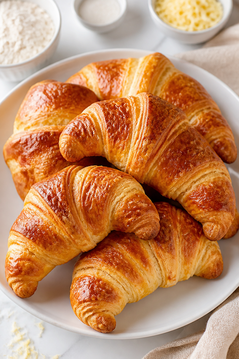 Butter Croissant No Lamination Easy Method Butter Croissant No Lamination Easy Method
