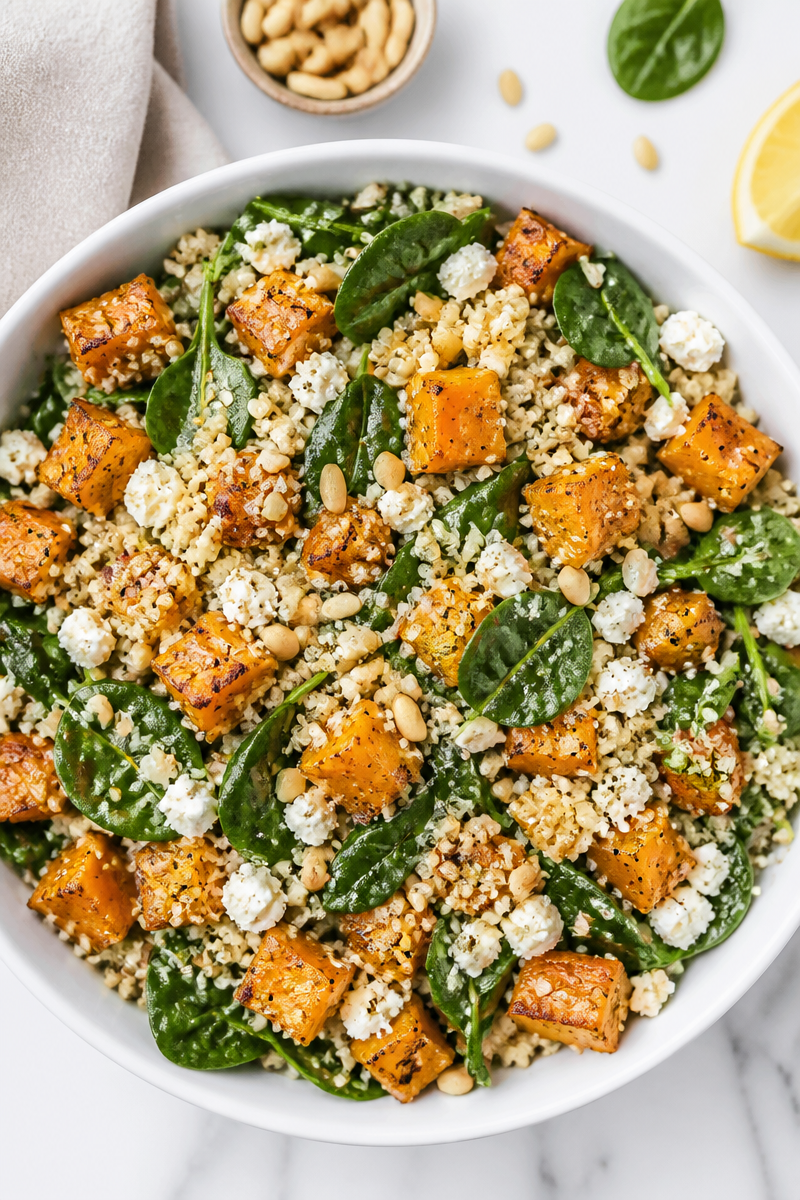 Butternut Squash Feta Quinoa Warm Salad Butternut Squash Feta Quinoa Warm Salad