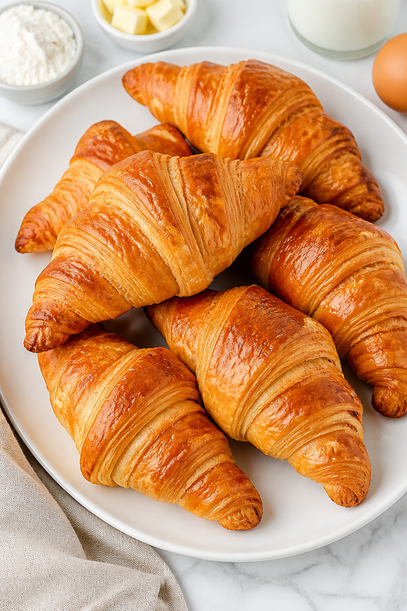Buttery French Croissant Recipe