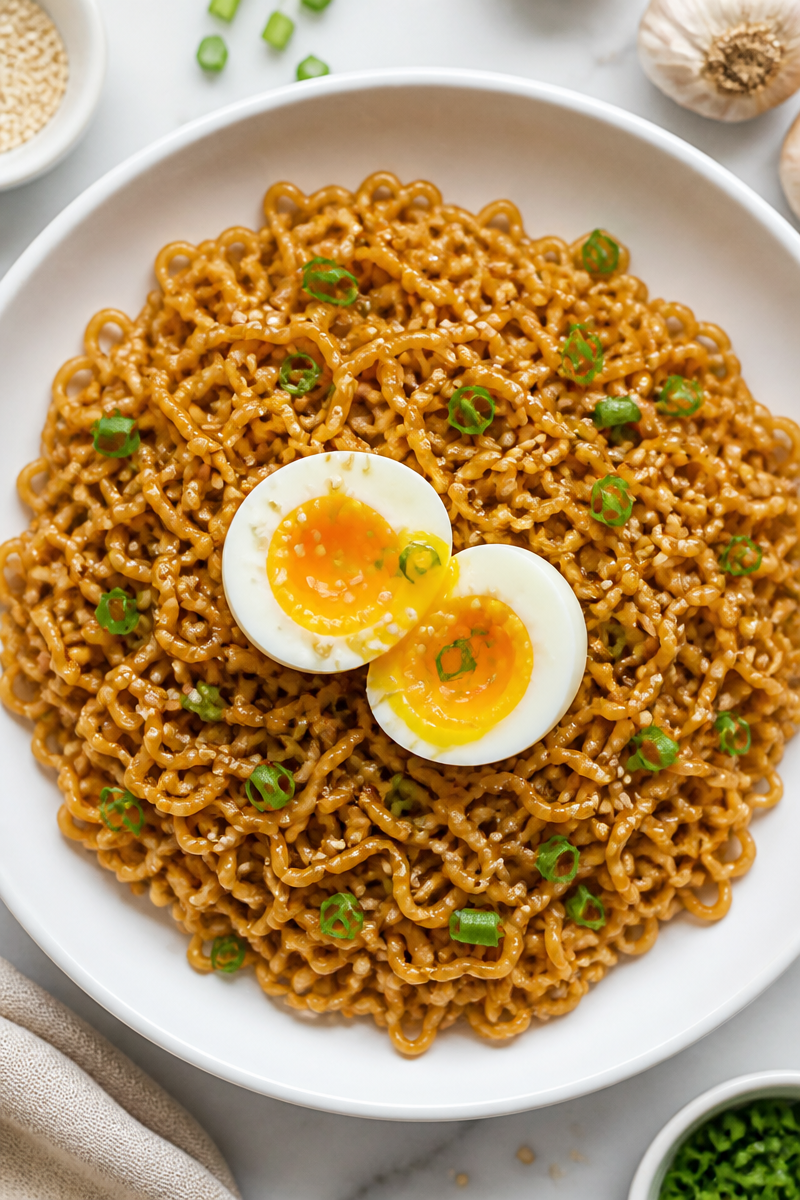 Buttery Honey Sesame Ramen Noodle Buttery Honey Sesame Ramen Noodle