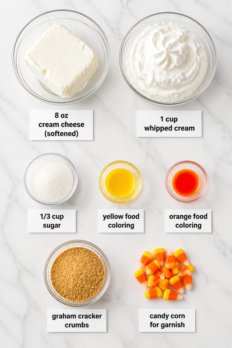 Candy Corn Cheesecake Trifle Layered Cup Candy Corn Cheesecake Trifle Layered Cup