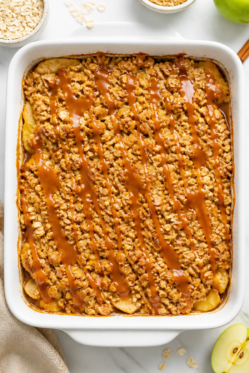 Caramel Apple Crisp Dessert Bake Caramel Apple Crisp Dessert Bake