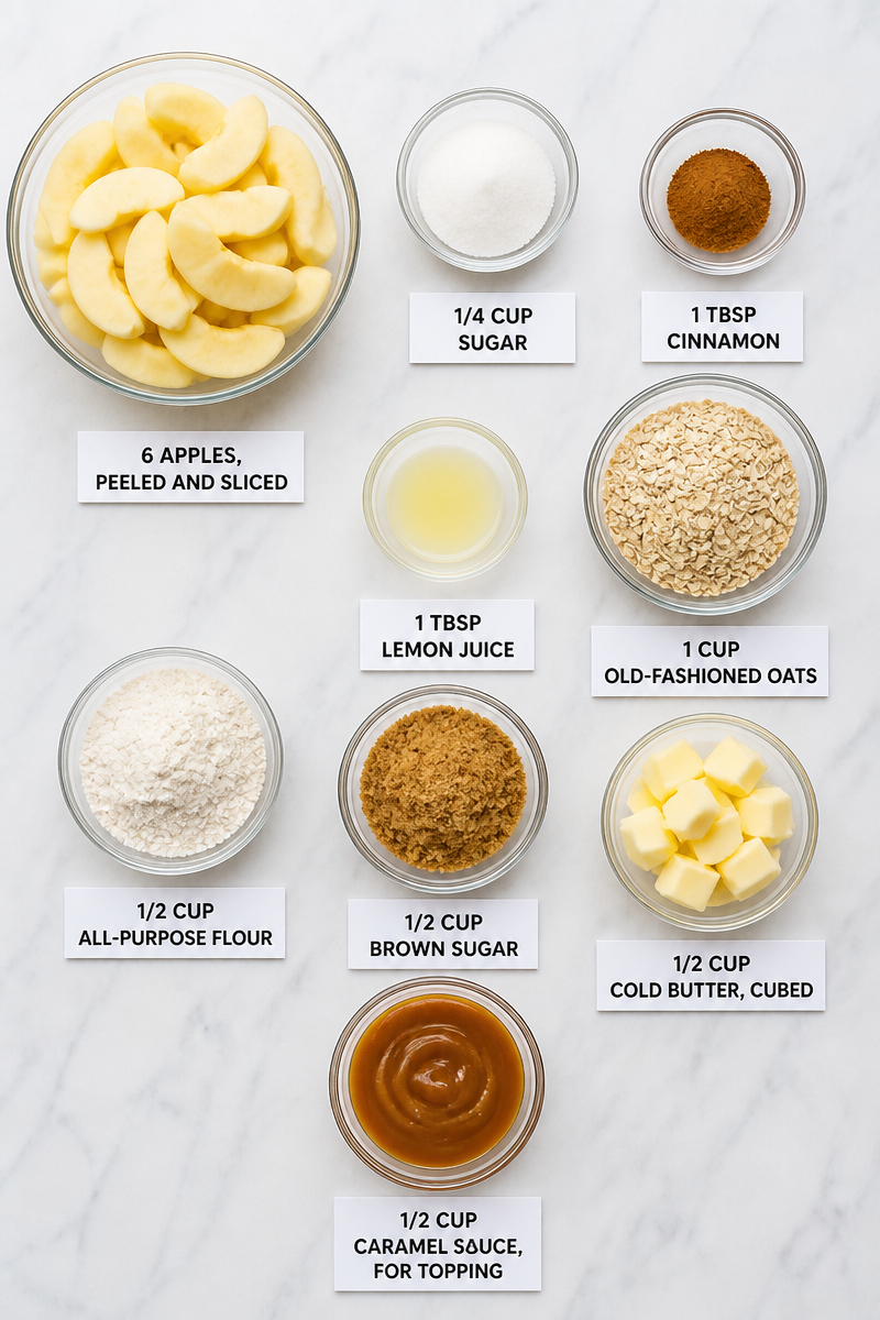 Caramel Apple Crisp Dessert Bake Caramel Apple Crisp Dessert Bake