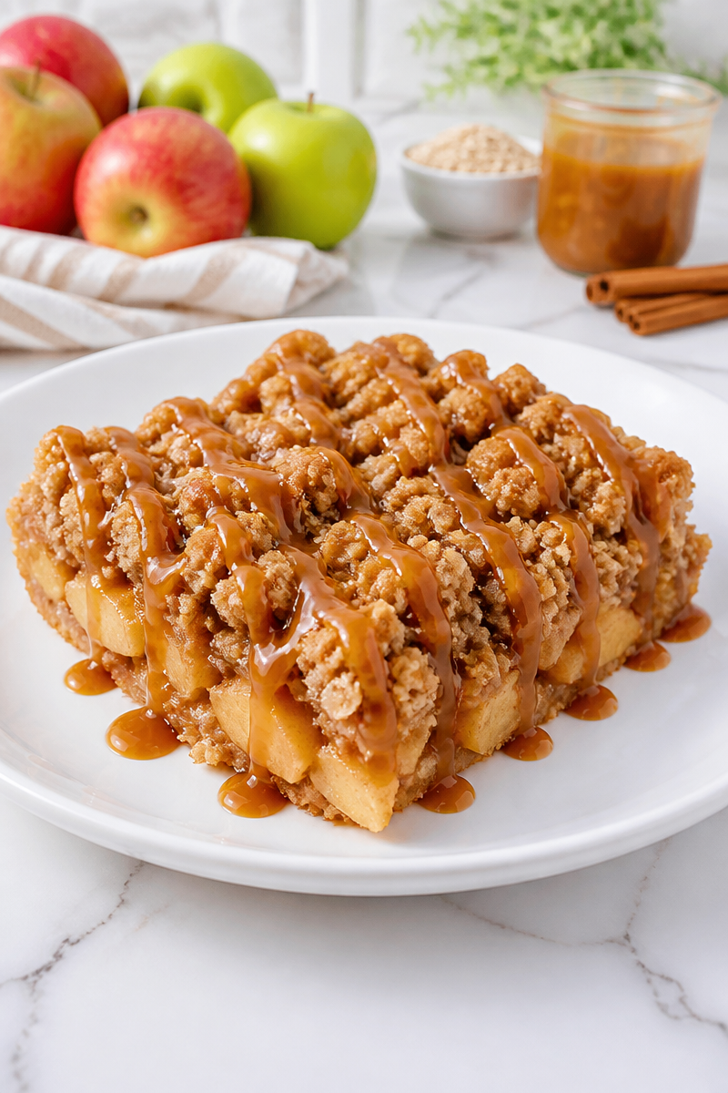 Caramel Apple Crisp Dessert Bake Caramel Apple Crisp Dessert Bake