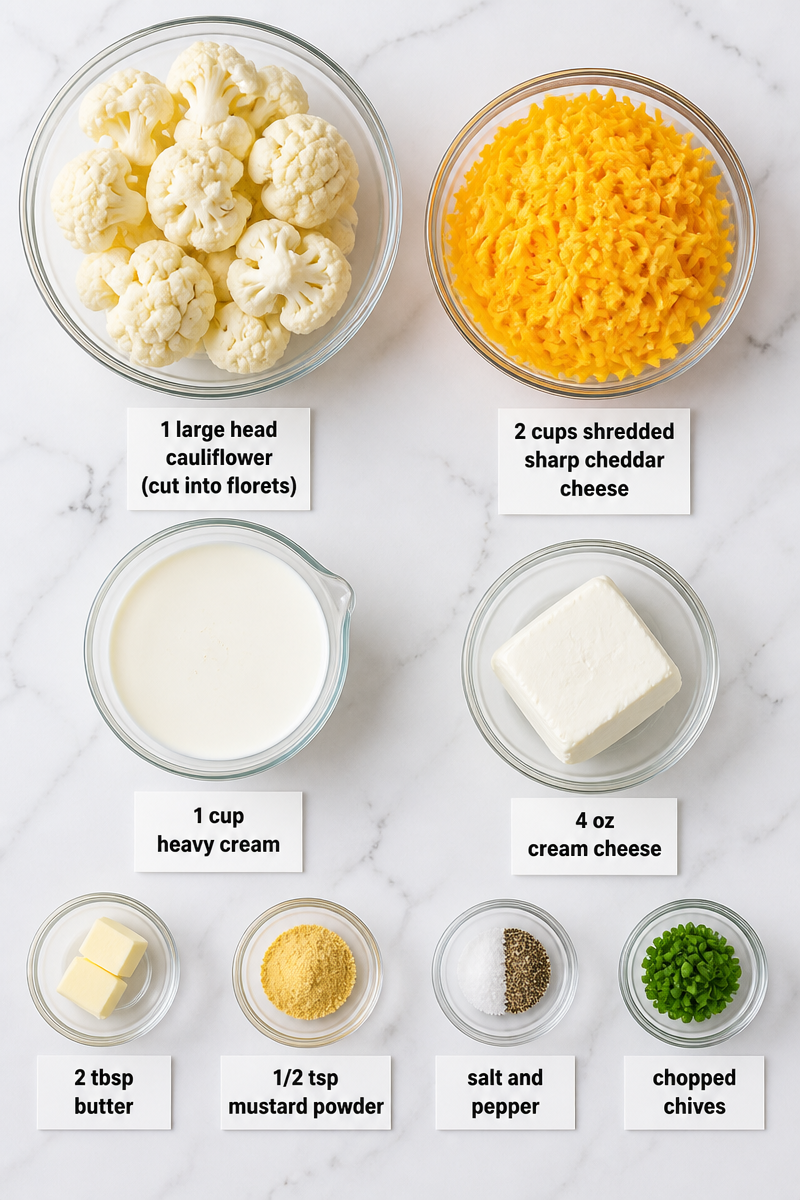 Cauliflower Mac And Cheese Bake Cauliflower Mac And Cheese Bake