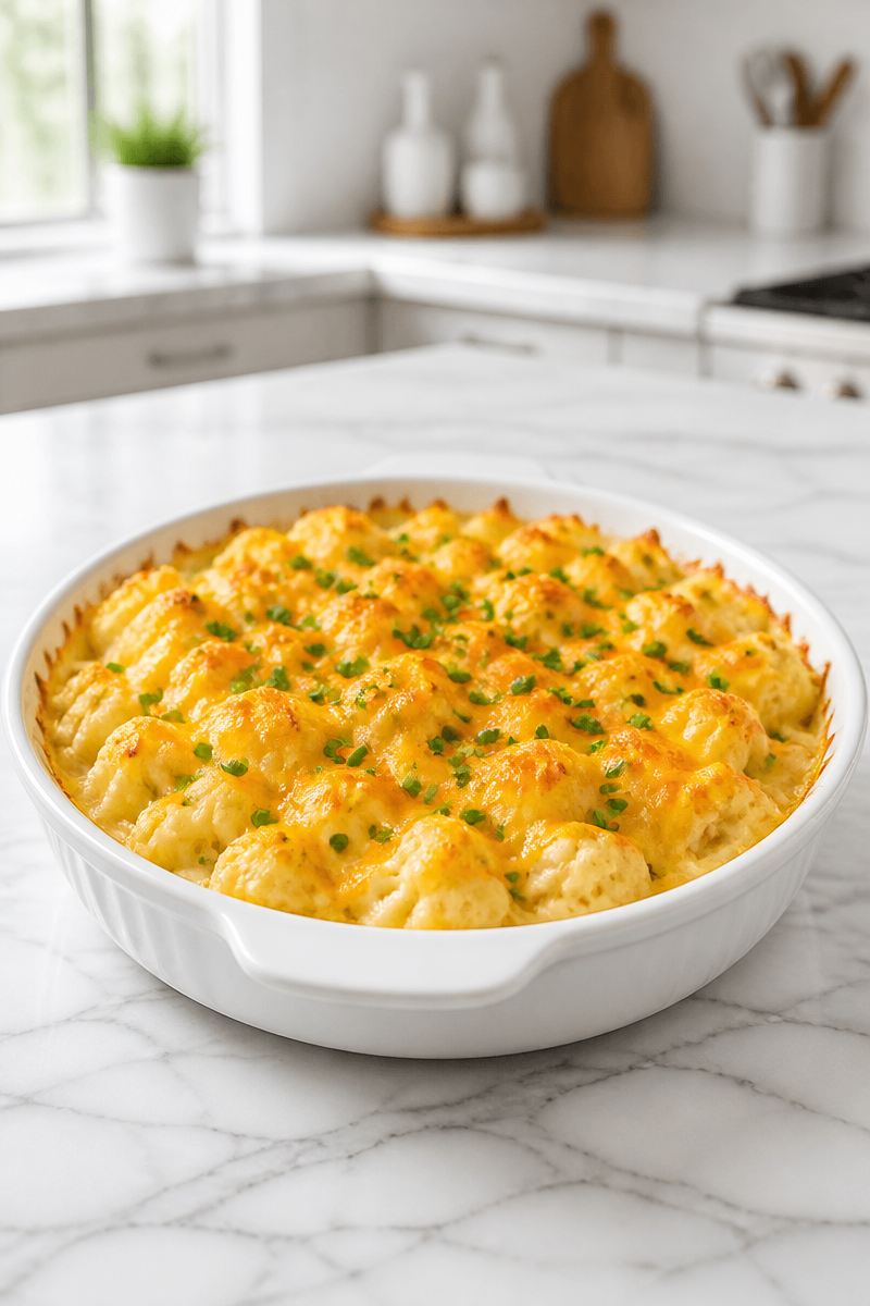 Cauliflower Mac And Cheese Bake Cauliflower Mac And Cheese Bake