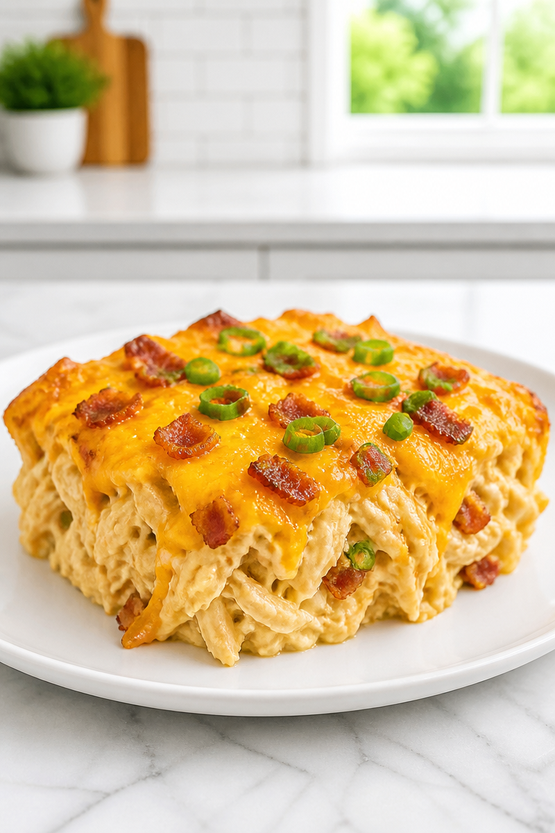 Cheesy Keto Chicken Bacon Casserole