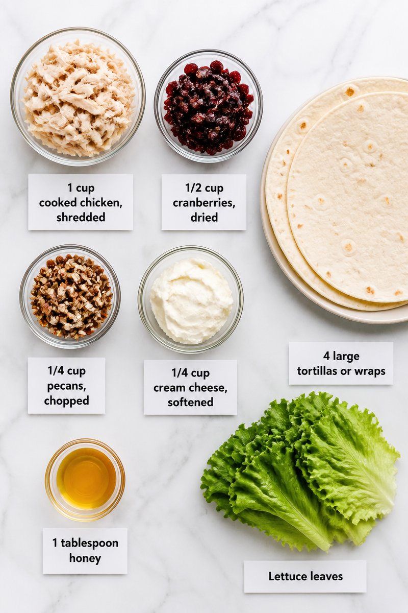 Chicken Cranberry Pecan Wrap Lunch Chicken Cranberry Pecan Wrap Lunch
