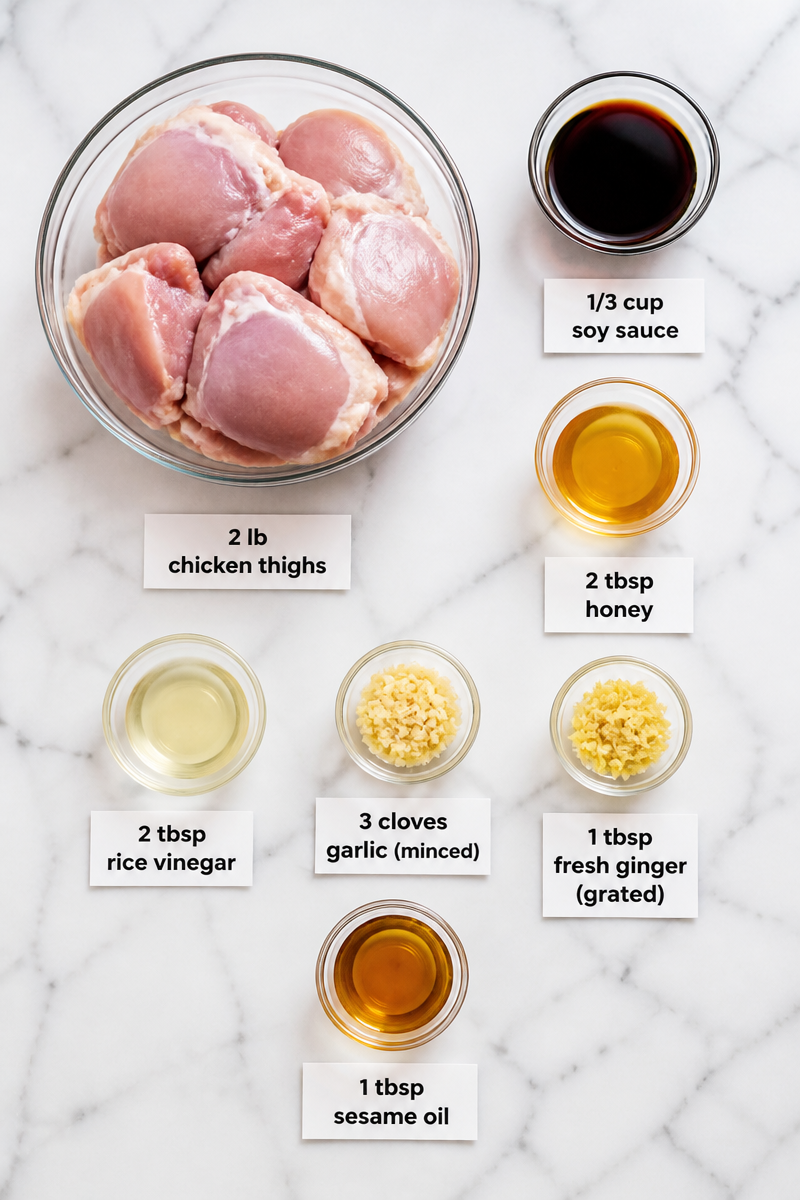 Chicken Dump Bag Ginger Soy Freezer