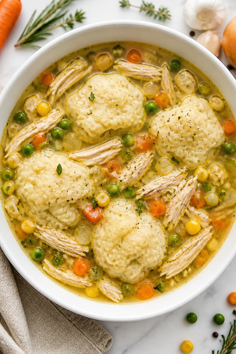 Chicken Dumpling Soup Crockpot Style Chicken Dumpling Soup Crockpot Style