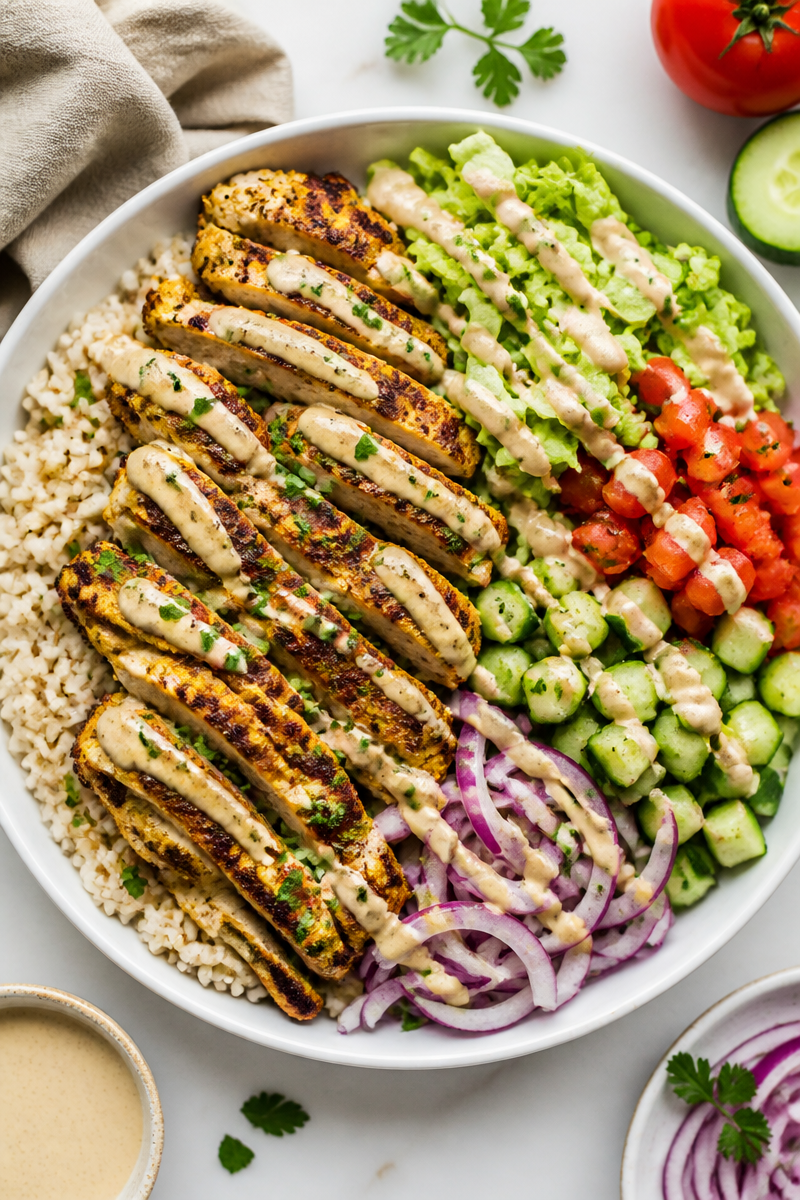 Chicken Shawarma Bowl Recipe Chicken Shawarma Bowl Recipe