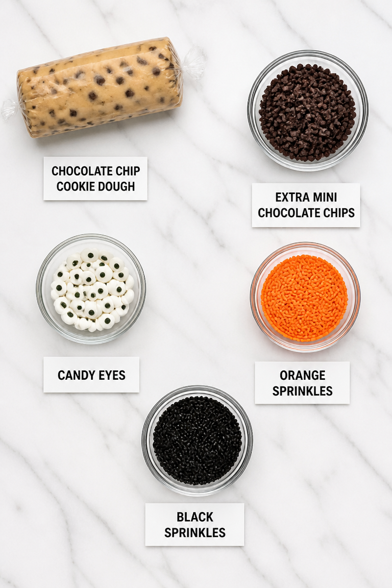 Chocolate Chip Halloween Face Cookie Chocolate Chip Halloween Face Cookie
