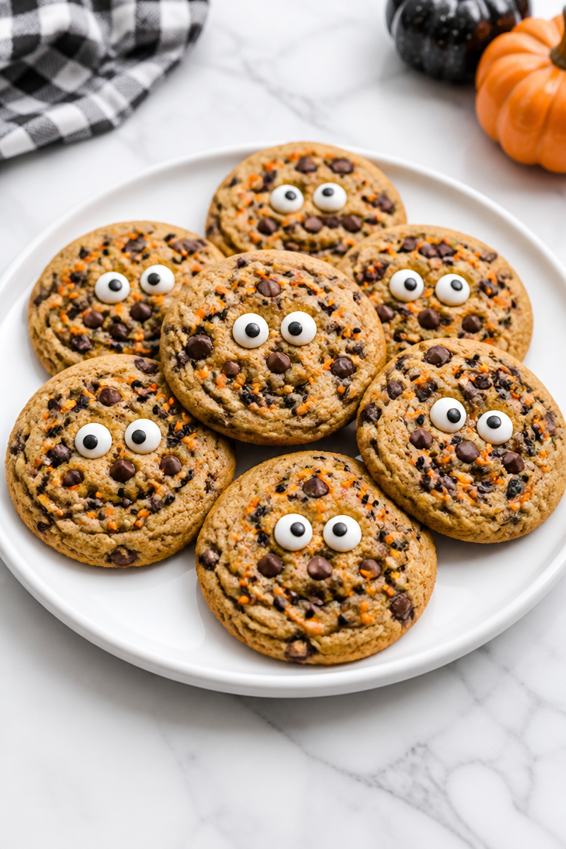 Chocolate Chip Halloween Face Cookie Chocolate Chip Halloween Face Cookie
