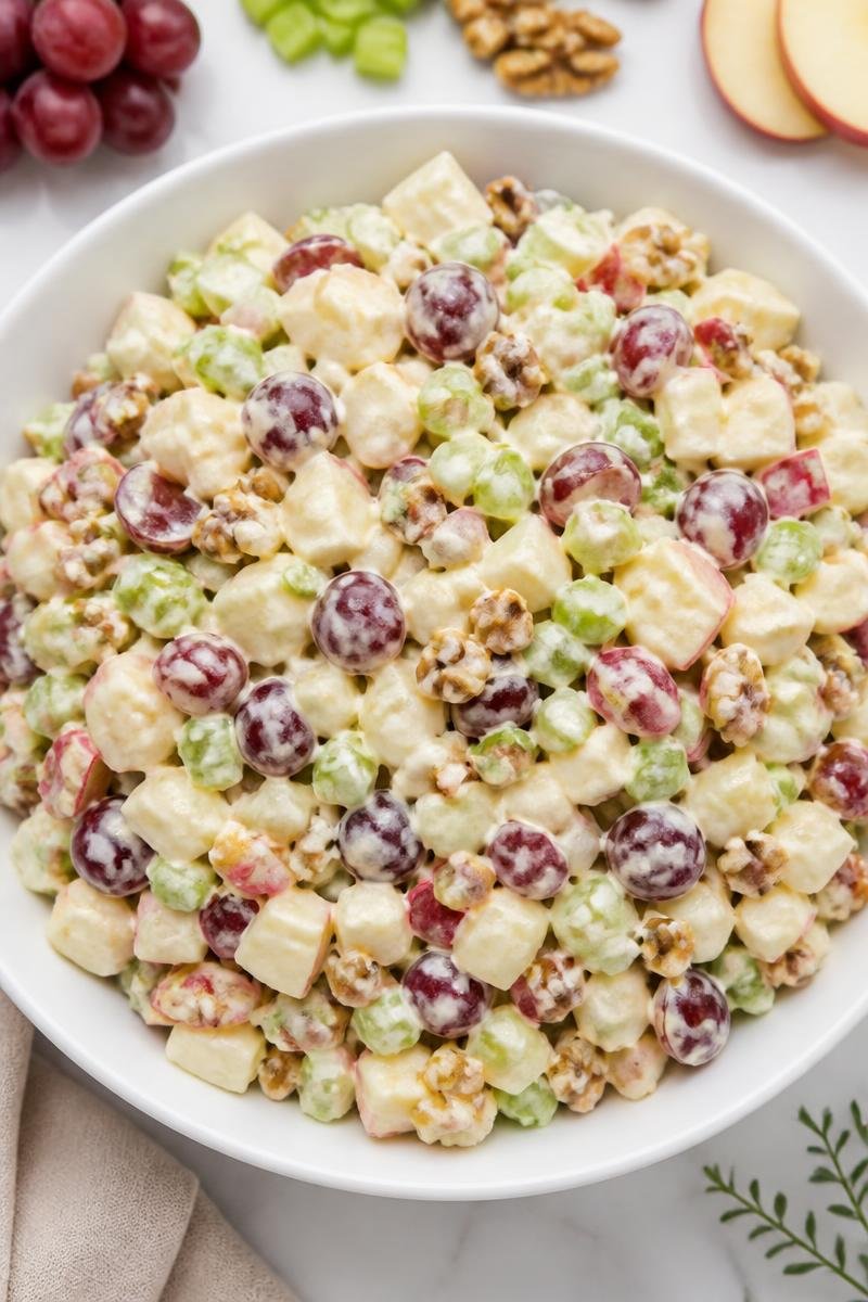 Classic Apple Waldorf Salad Celery Walnut Classic Apple Waldorf Salad Celery Walnut