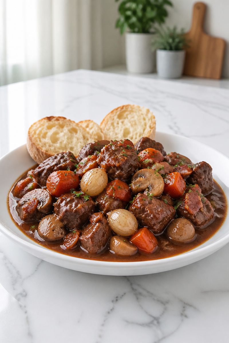 Classic Beef Bourguignon French Stew Classic Beef Bourguignon French Stew