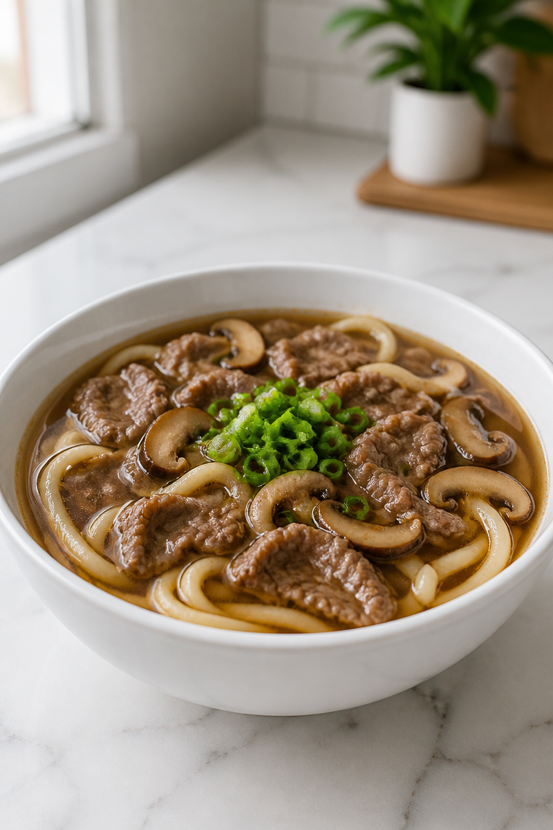 Classic Beef Udon Soup