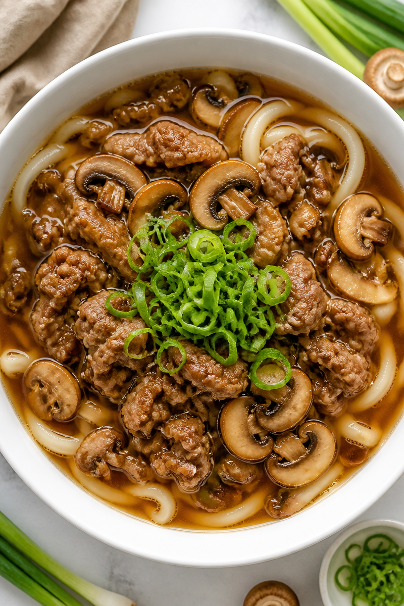 Classic Beef Udon Soup