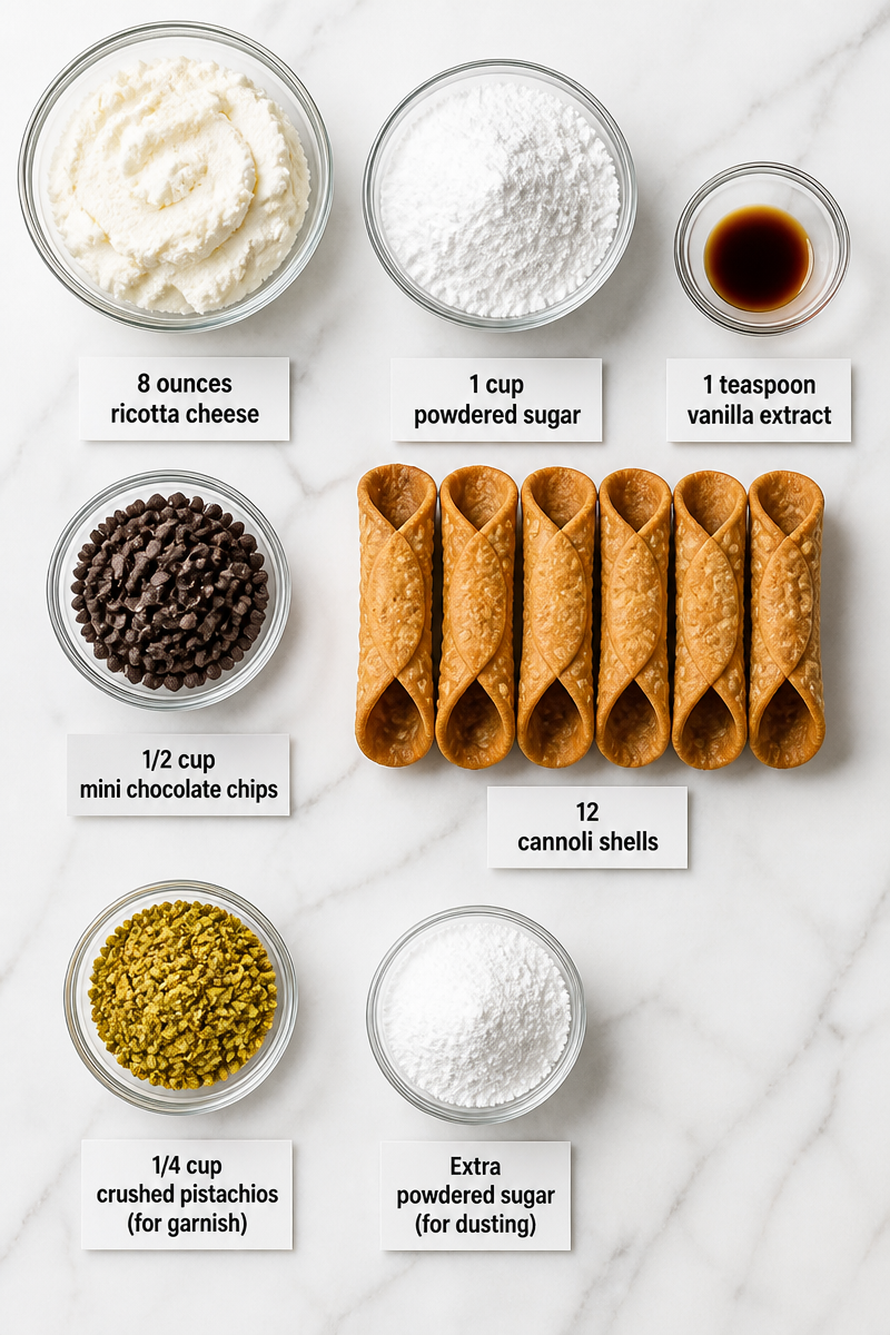 Classic Cannoli Recipe Classic Cannoli Recipe