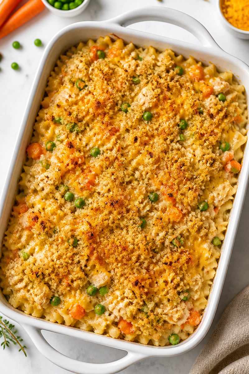 Classic Chicken Noodle Casserole Bake Classic Chicken Noodle Casserole Bake