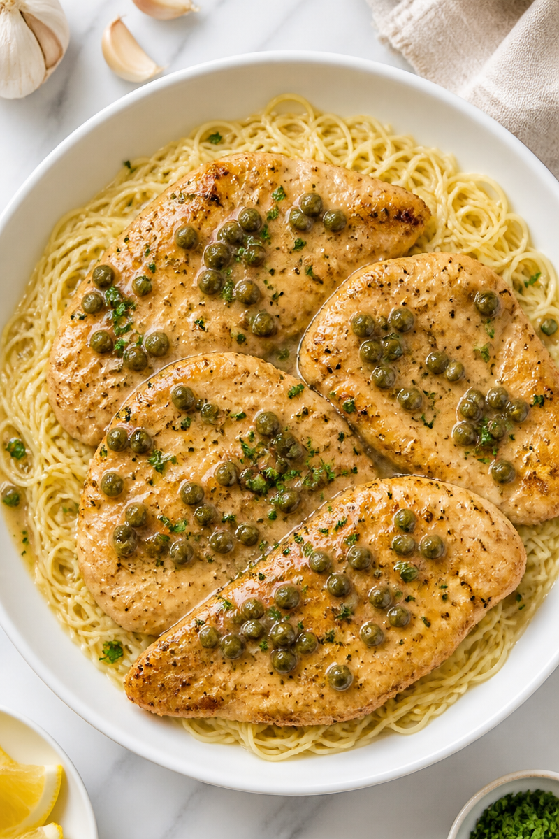 Classic Chicken Piccata Angel Hair Classic Chicken Piccata Angel Hair