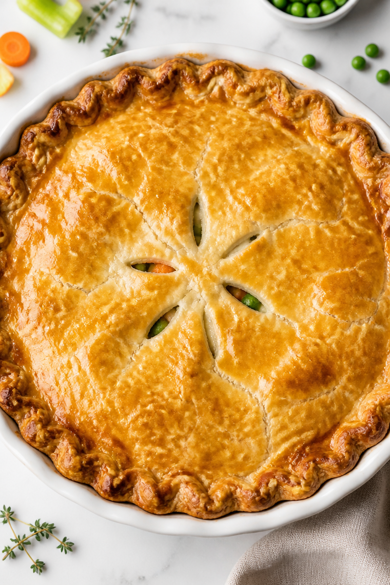 Classic Chicken Pot Pie Flaky Crust Classic Chicken Pot Pie Flaky Crust