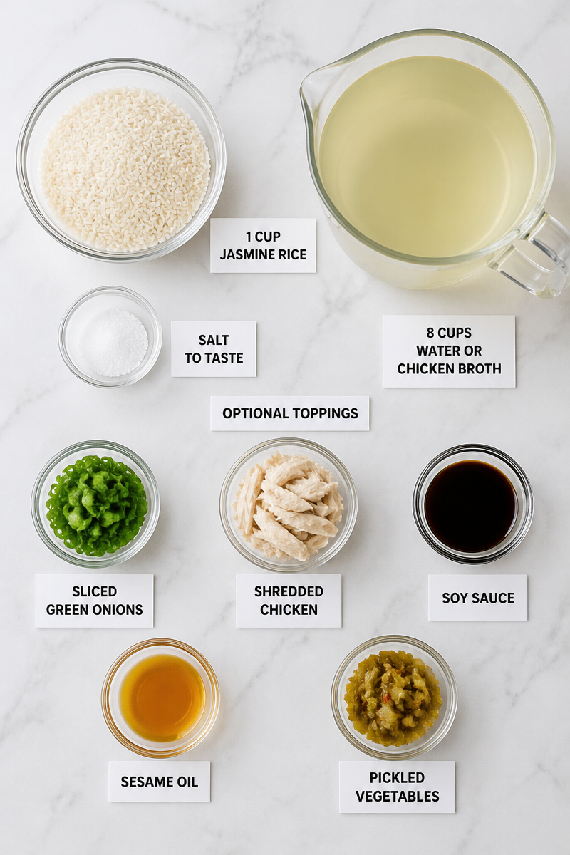 Classic Congee Rice Porridge Classic Congee Rice Porridge