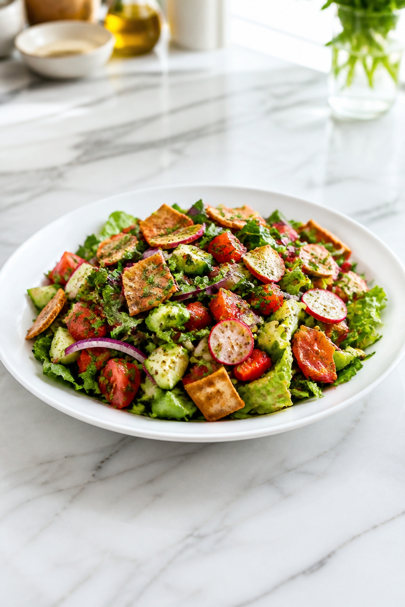Classic Fattoush Salad Recipe Classic Fattoush Salad Recipe