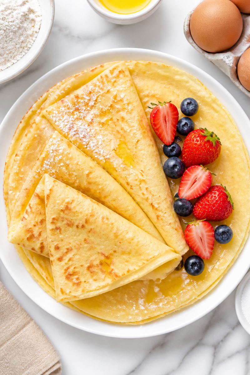 Classic French Crepe Recipe Classic French Crepe Recipe