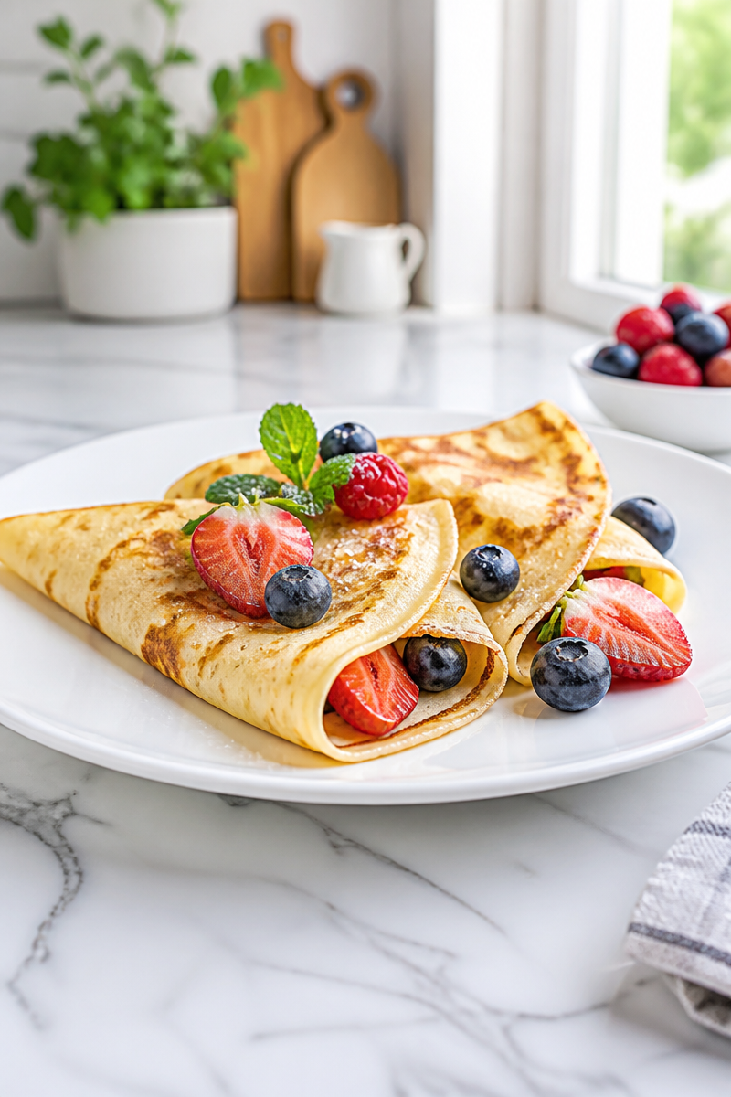 Classic French Crepe Recipe Classic French Crepe Recipe