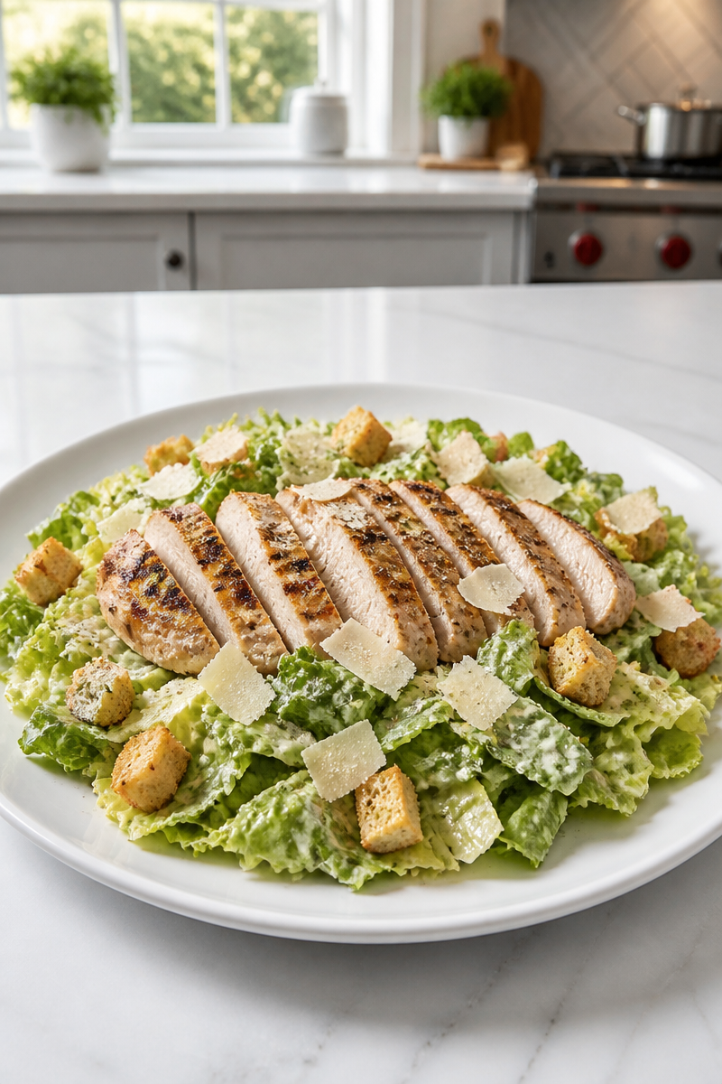 Classic Homemade Chicken Caesar Salad Classic Homemade Chicken Caesar Salad