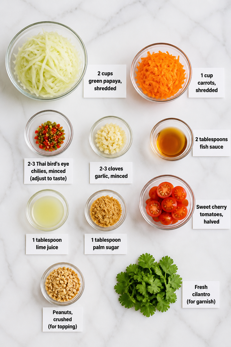 Classic Som Tam Papaya Salad