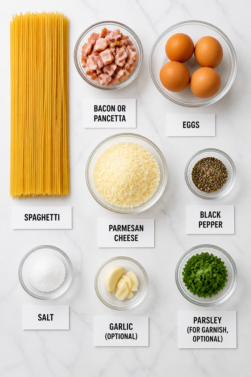 Classic Spaghetti Carbonara Recipe Classic Spaghetti Carbonara Recipe