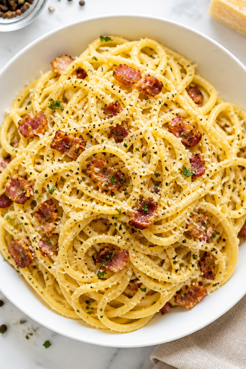 Classic Spaghetti Carbonara Recipe Classic Spaghetti Carbonara Recipe