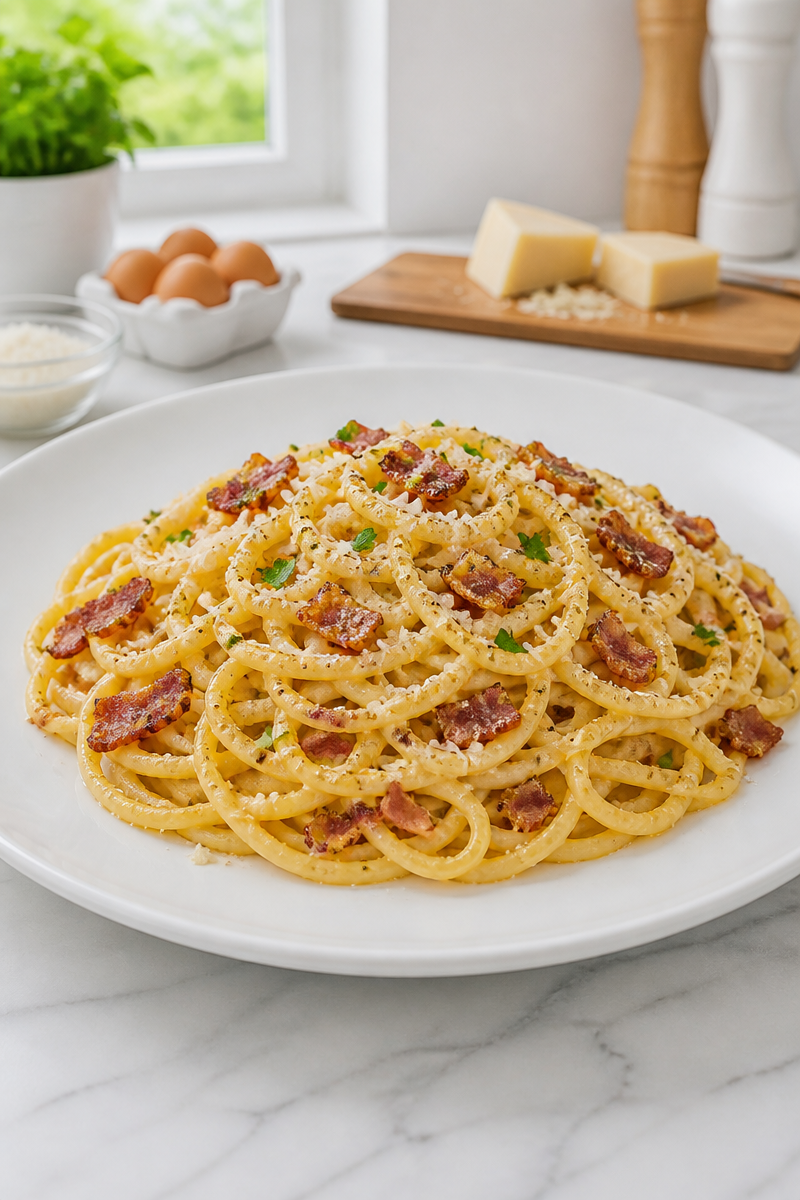 Classic Spaghetti Carbonara Recipe Classic Spaghetti Carbonara Recipe