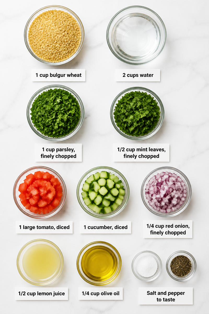 Classic Tabbouleh Salad Recipe Classic Tabbouleh Salad Recipe