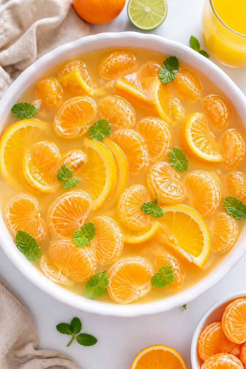 Coconut Citrus Halloween Cooler Mocktail Coconut Citrus Halloween Cooler Mocktail
