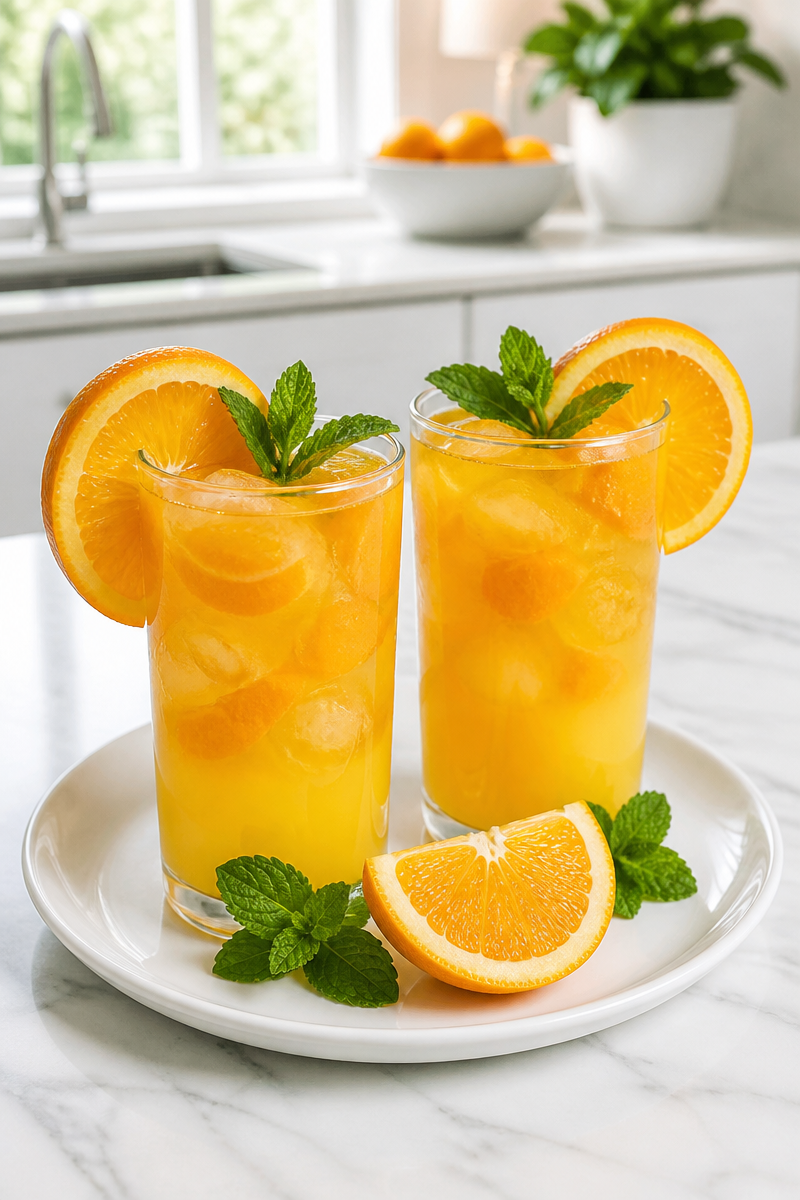 Coconut Citrus Halloween Cooler Mocktail Coconut Citrus Halloween Cooler Mocktail