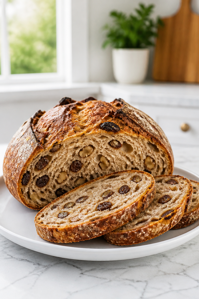 Country Sourdough Walnut Raisin Loaf Country Sourdough Walnut Raisin Loaf