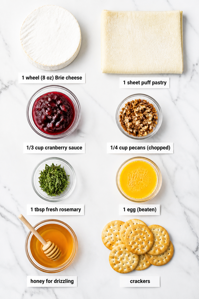 Cranberry Pecan Baked Brie Puff Cranberry Pecan Baked Brie Puff