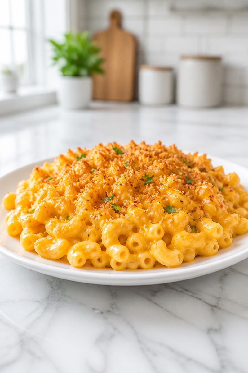 Creamy Butternut Squash Mac Cheese