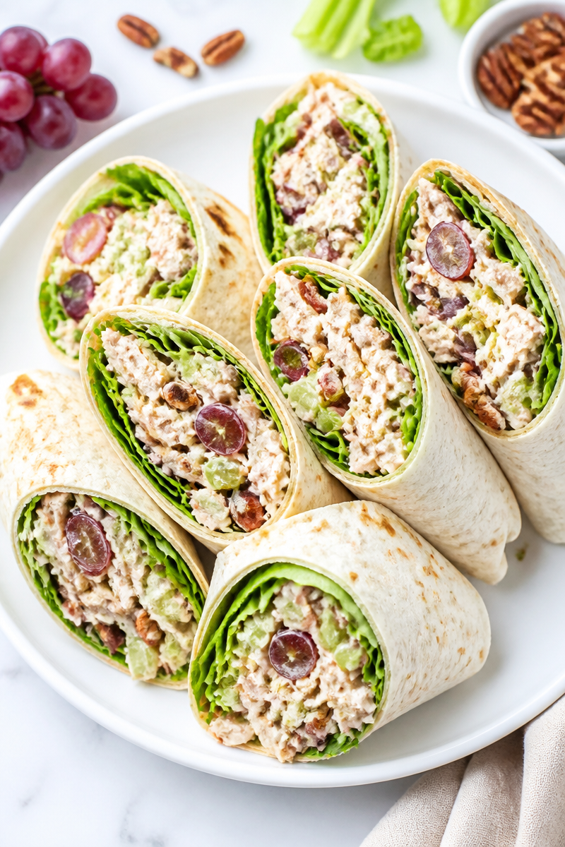 Creamy Chicken Salad Lunch Wrap Creamy Chicken Salad Lunch Wrap