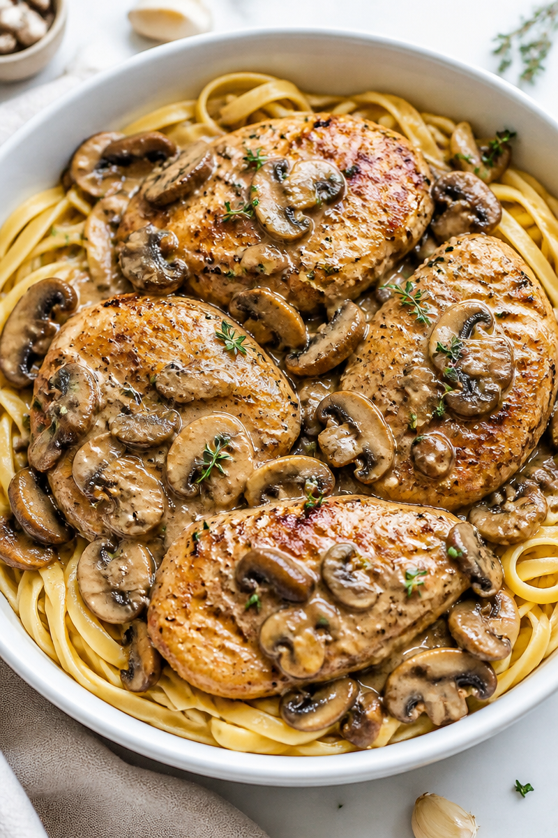 Creamy Chicken Wild Mushroom Marsala Creamy Chicken Wild Mushroom Marsala