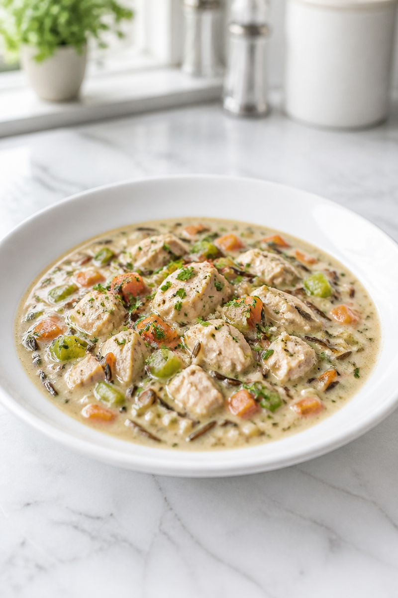Creamy Chicken Wild Rice Soup
