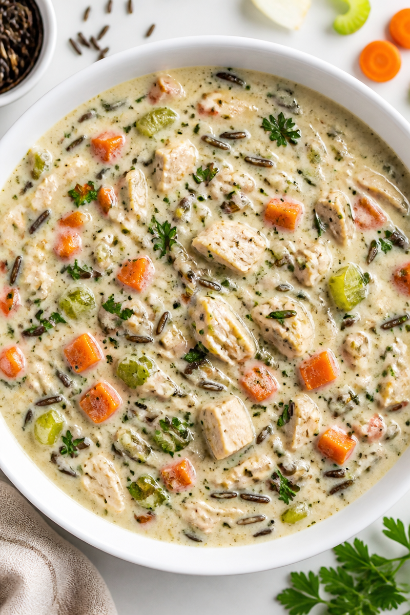 Creamy Chicken Wild Rice Soup