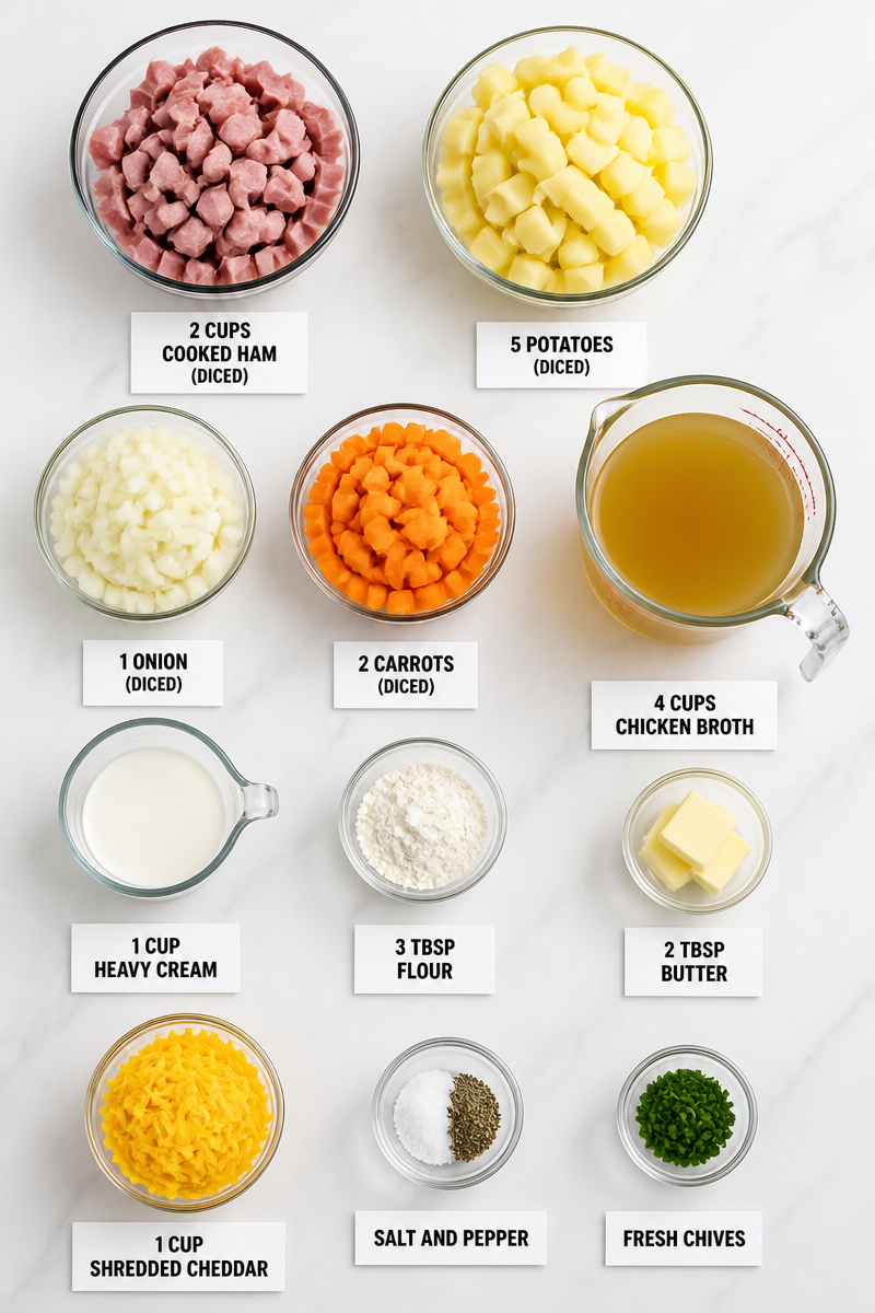 Creamy Ham Potato Soup Slow Cooker