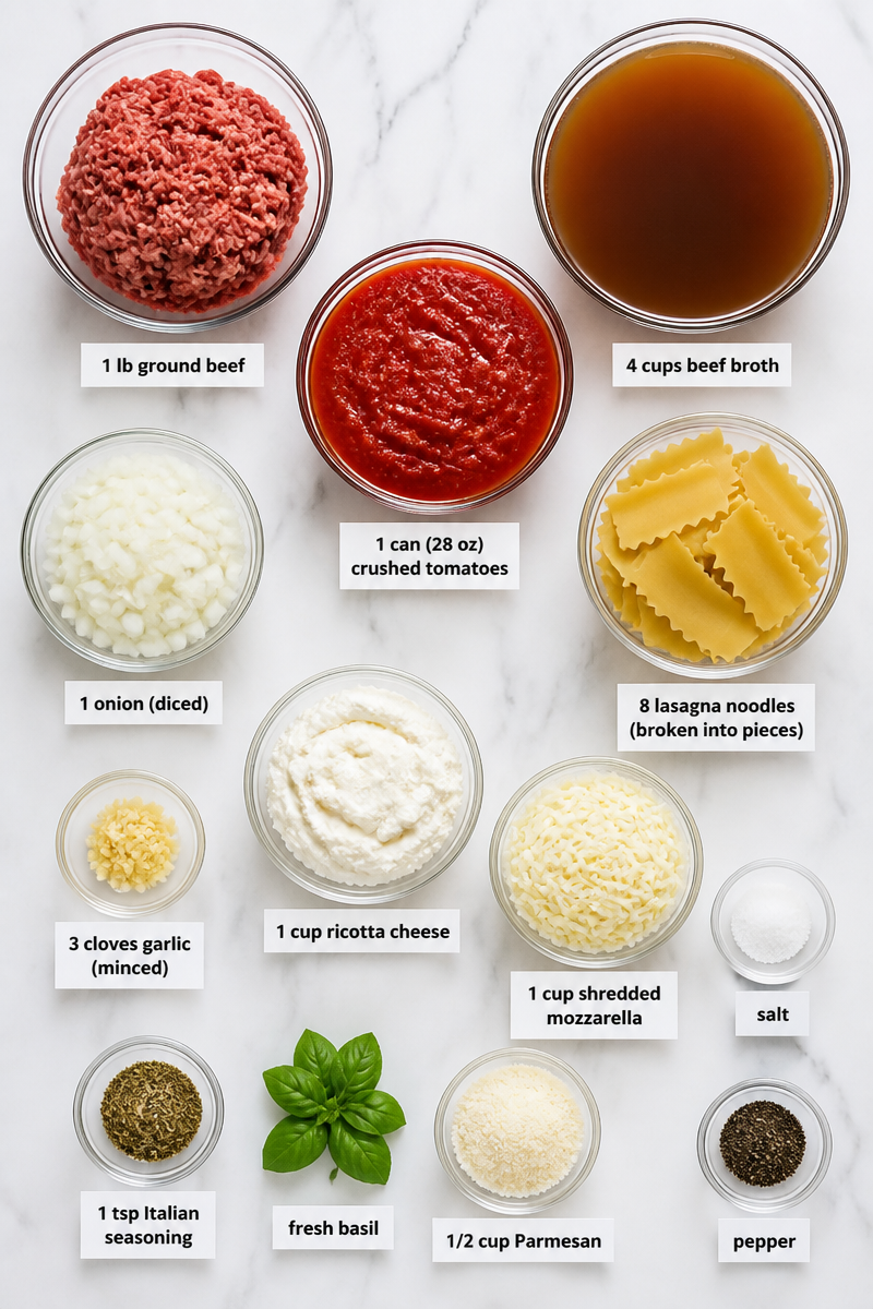 Creamy Lasagna Soup Ground Beef Creamy Lasagna Soup Ground Beef