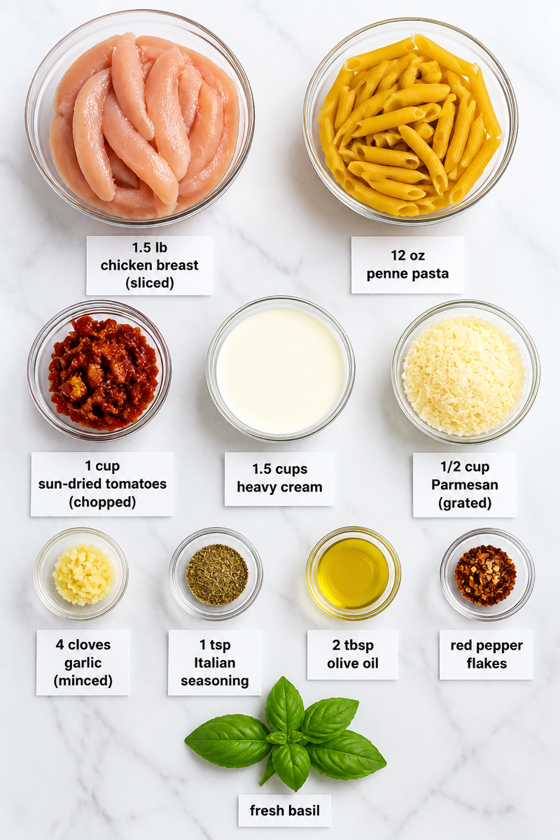 Creamy Marry Me Chicken Pasta Dinner