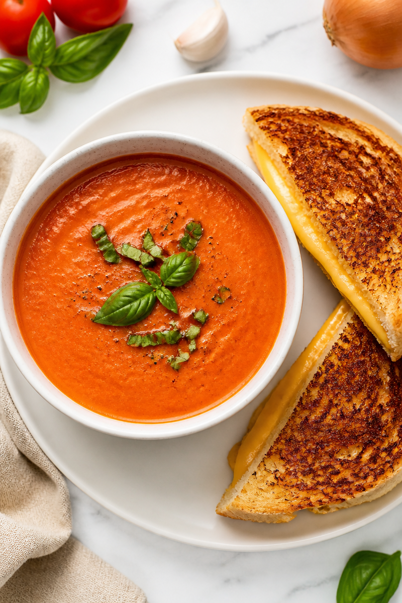 Creamy Tomato Soup For Lunch Creamy Tomato Soup For Lunch