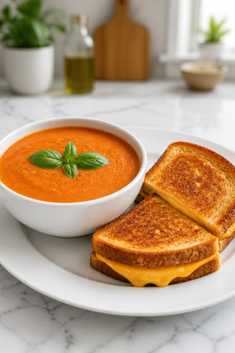 Creamy Tomato Soup For Lunch Creamy Tomato Soup For Lunch